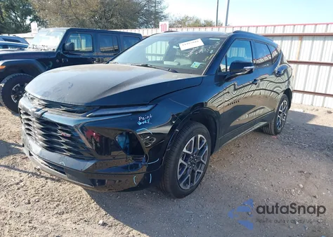 2025 Chevrolet Blazer Fwd Rs из США, поврежденный, VIN 3GNKBERS9SS235892